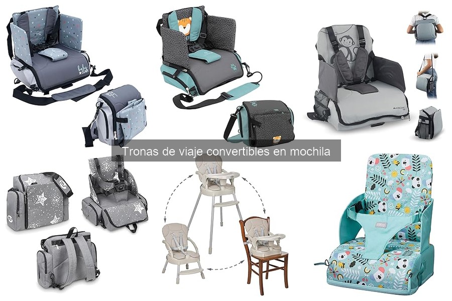 Cómo instalar y usar una trona de viaje convertible en mochila