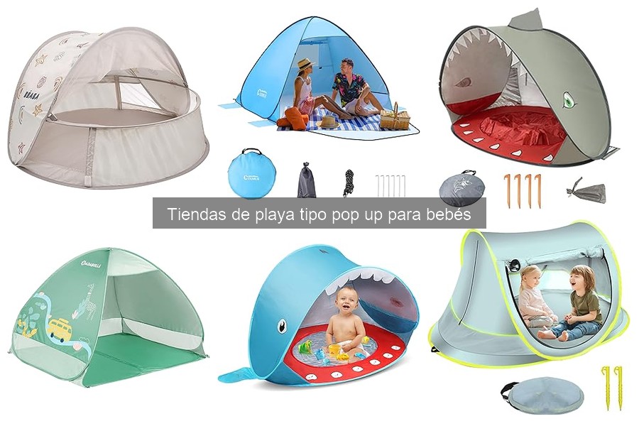 Cómo lavar y cuidar tu tienda de playa pop up para bebés