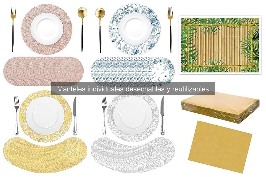 Cómo limpiar manteles individuales reutilizables: consejos útiles