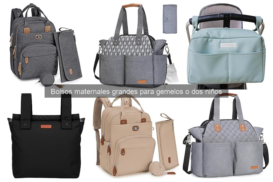 Cómo limpiar y mantener bolsos maternales para gemelos