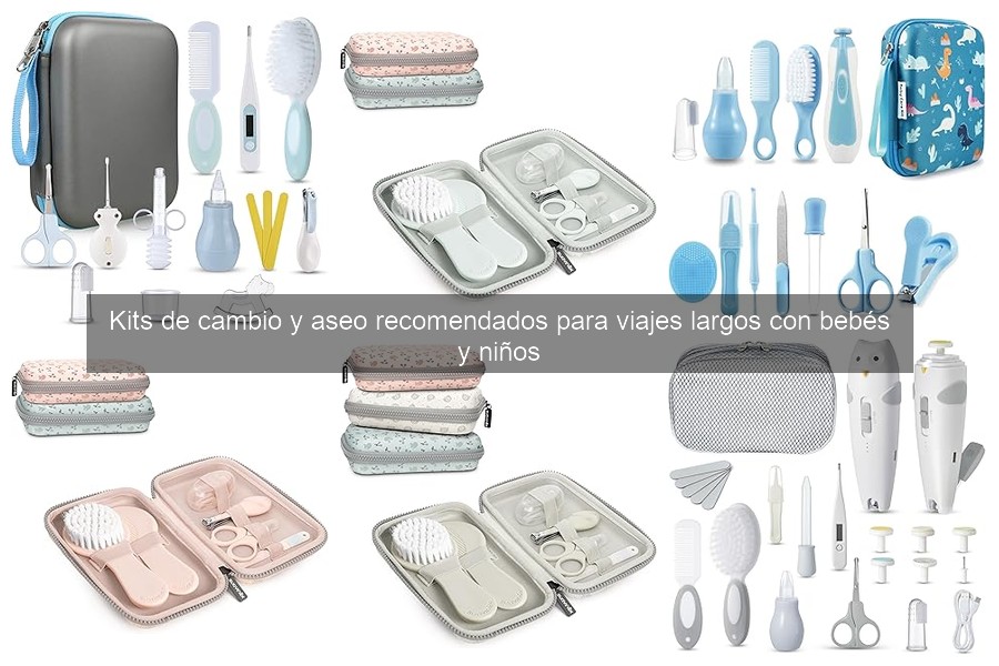 Cómo mantener limpio el kit de aseo en viajes con bebés