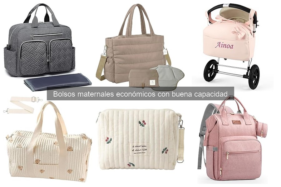Cómo mantener y limpiar bolsos maternales económicos