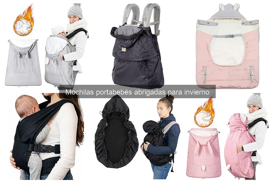 Cómo usar correctamente mochilas portabebés abrigadas