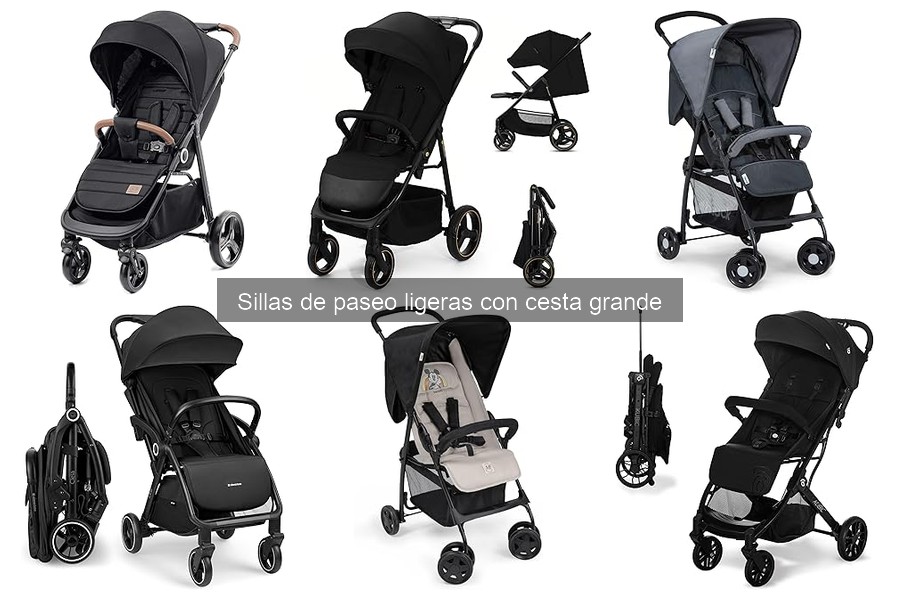 Cómo usar correctamente una silla de paseo ligera con cesta grande