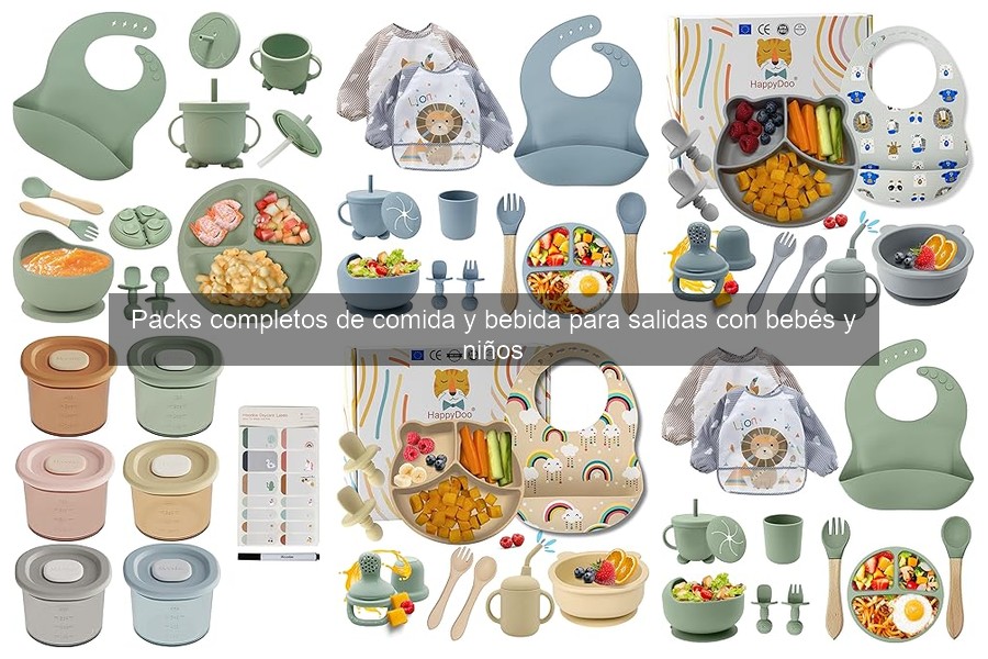 Cómo usar packs de comida y bebida en viajes familiares