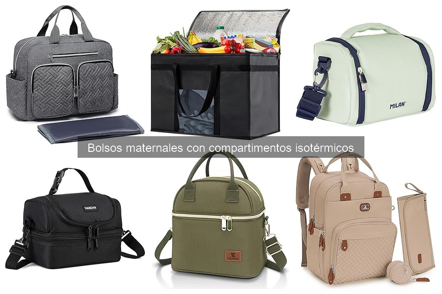 Cómo usar un bolso maternal con compartimentos isotérmicos