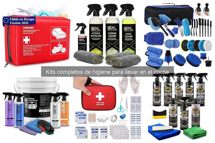 Cómo usar un kit de higiene en el coche: guía práctica