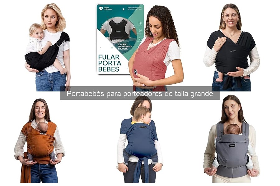 Cómo usar un portabebés para porteadores de talla grande