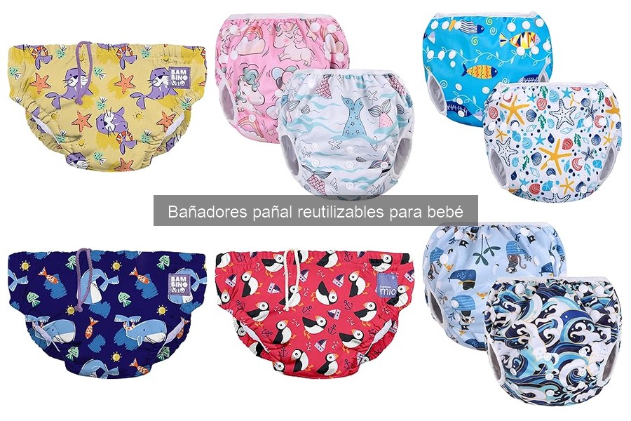 Cómo usar y mantener bañadores pañal reutilizables