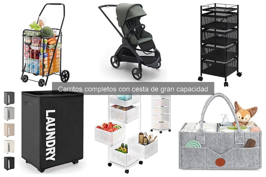 Cómo usar y mantener tu carrito completo de gran capacidad