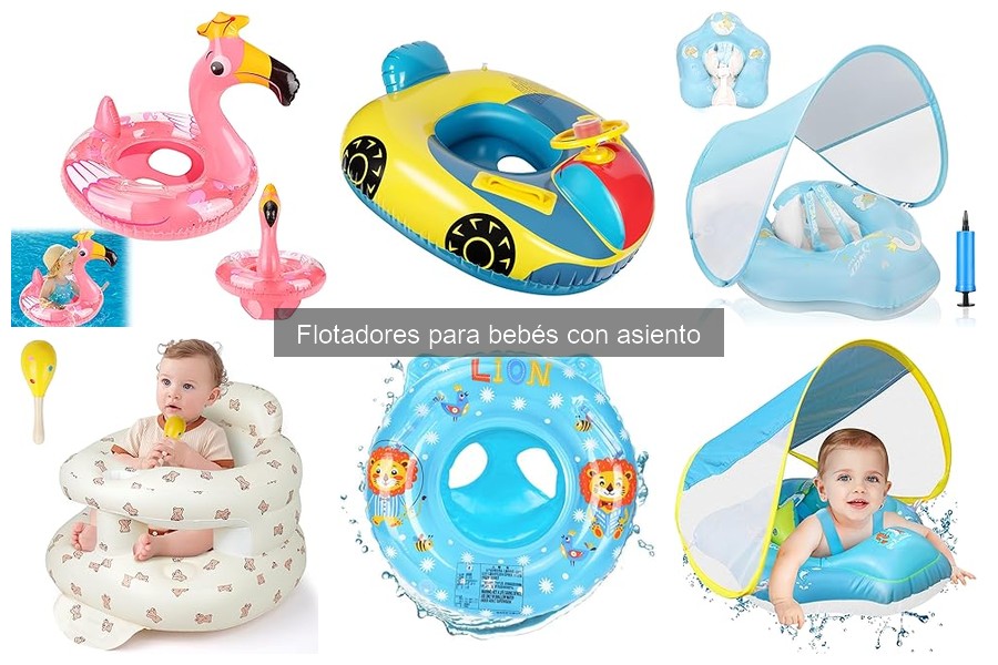 Cómo utilizar un flotador para bebés con asiento de forma segura
