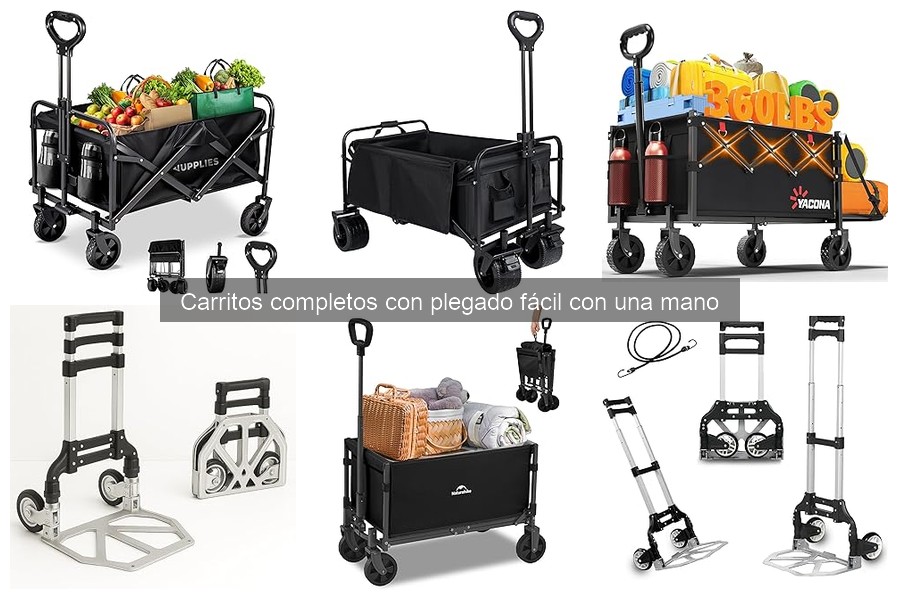 Comparativa: Carritos Plegables Fáciles vs. Tradicionales