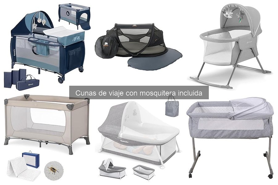 Comparativa: Cunas de viaje con y sin mosquitera