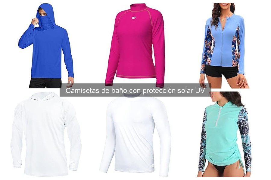 Comparativa de camisetas de baño UV para niños
