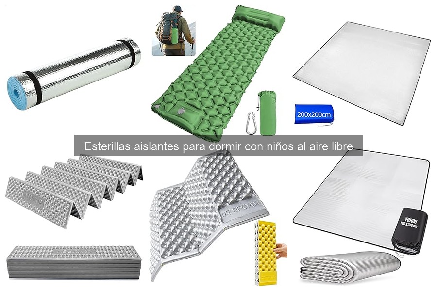 Comparativa de esterillas aislantes para niños en camping