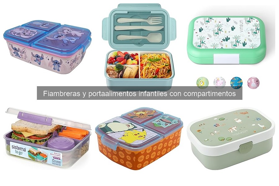 Comparativa de Fiambreras Infantiles con Compartimentos