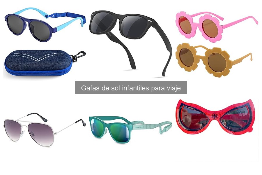 Comparativa de gafas de sol infantiles para viajar