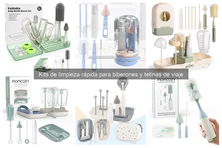 Comparativa de Kits de Limpieza para Biberones en Viaje