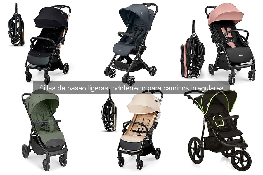 Comparativa de las mejores sillas de paseo ligeras todoterreno