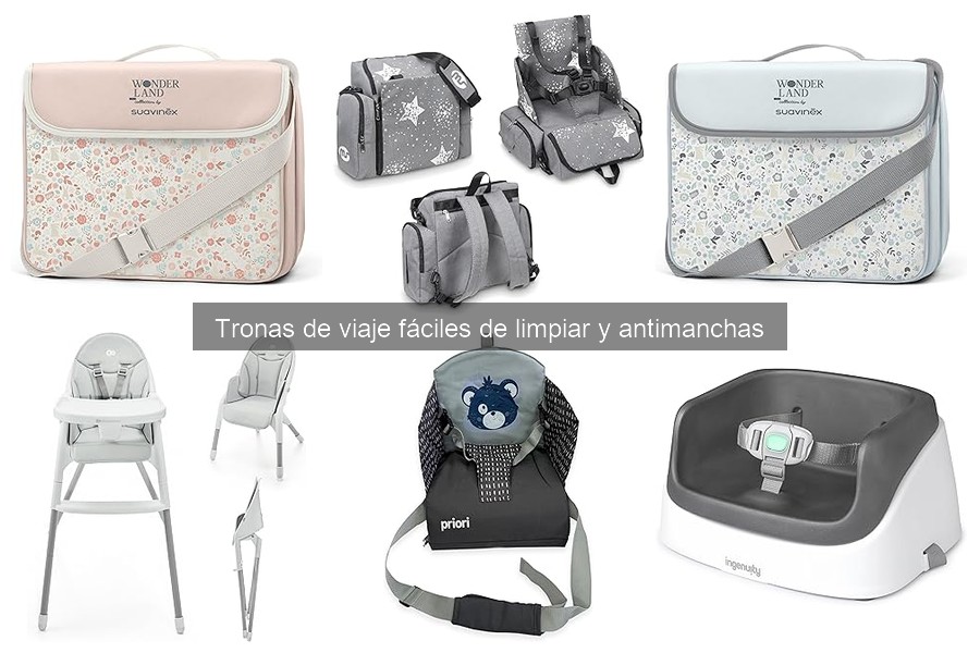 Comparativa de las Mejores Tronas de Viaje Fáciles de Limpiar