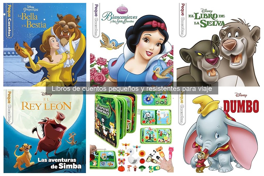 Comparativa de libros de cuentos y libros ilustrados para viajes