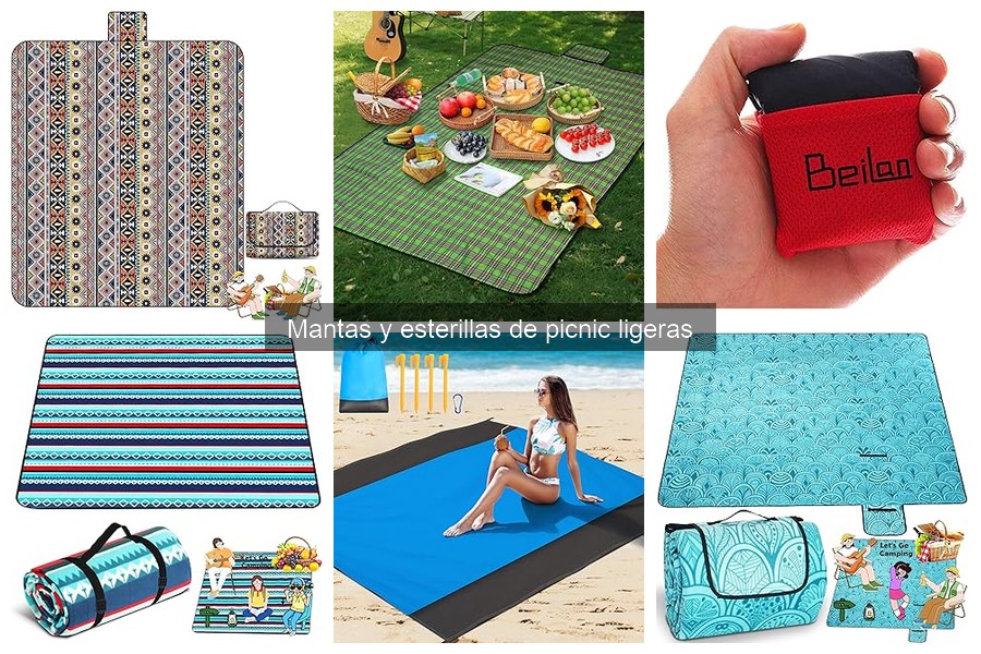 Comparativa de mantas y esterillas de picnic ligeras