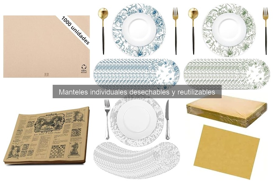 Comparativa de Manteles Individuales Desechables para Eventos
