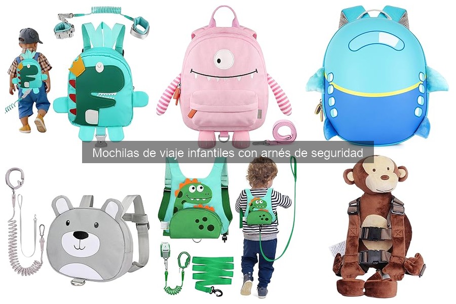 Comparativa de mochilas infantiles con arnés de seguridad