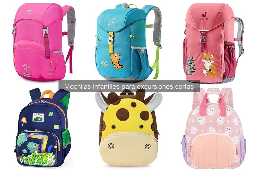 Comparativa de mochilas infantiles para excursiones cortas