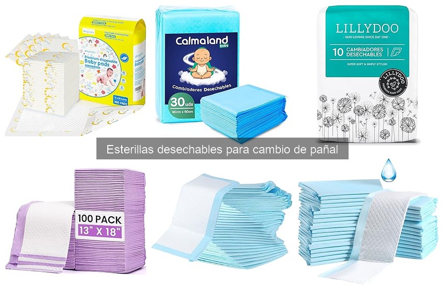 Comparativa de precios de esterillas desechables para pañales