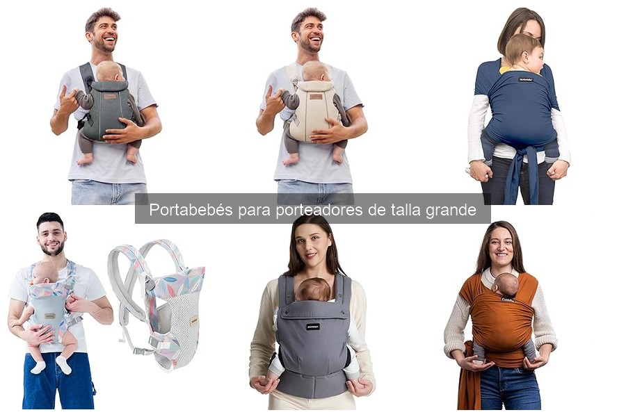 Comparativa de precios de portabebés para porteadores grandes