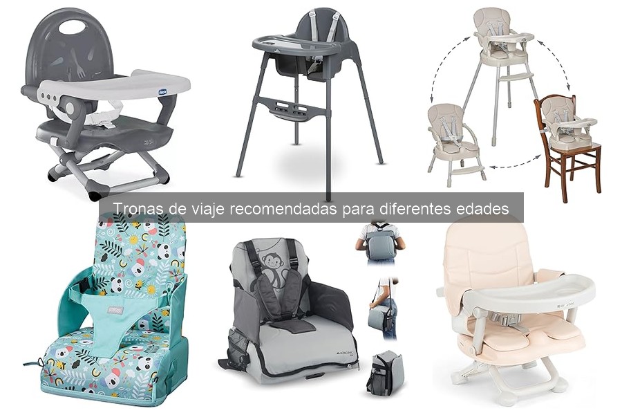 Comparativa de precios de tronas de viaje para bebés