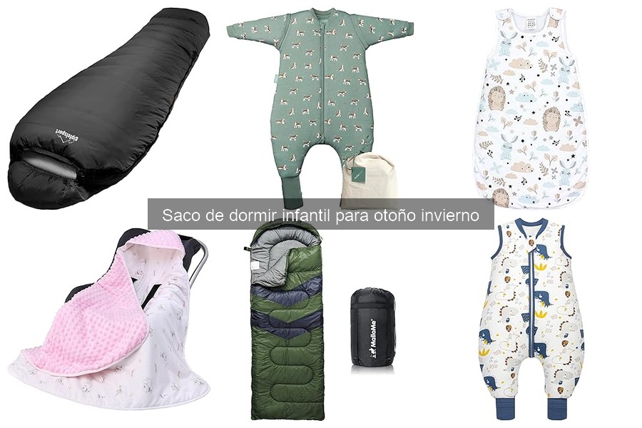 Comparativa de sacos de dormir infantiles para otoño e invierno