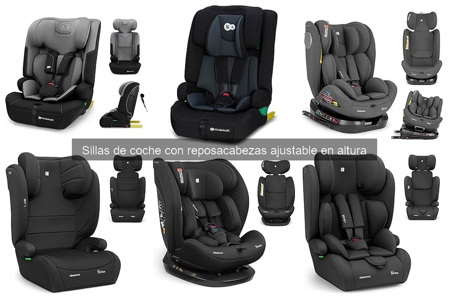 Comparativa de sillas de coche con reposacabezas ajustable