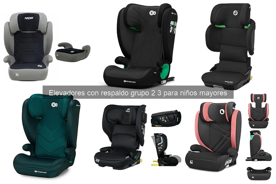Comparativa: Elevadores con respaldo vs Sillas de coche convencionales
