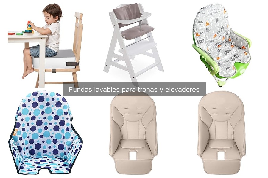 Comparativa fundas lavables vs desechables para tronas