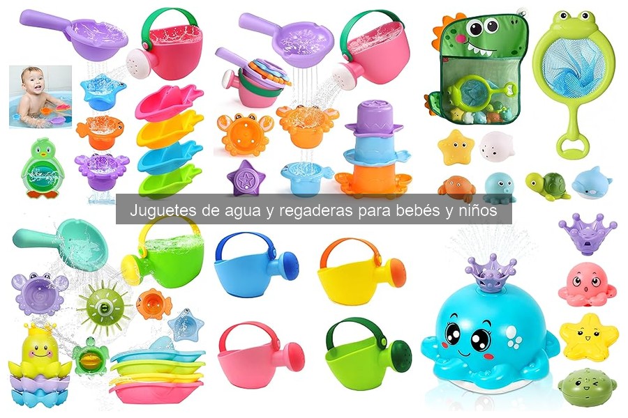 Comparativa: Juguetes de agua vs. juguetes de baño para bebés