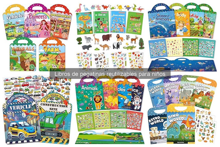Comparativa: Libros de Pegatinas Reutilizables vs. Libros de Papel