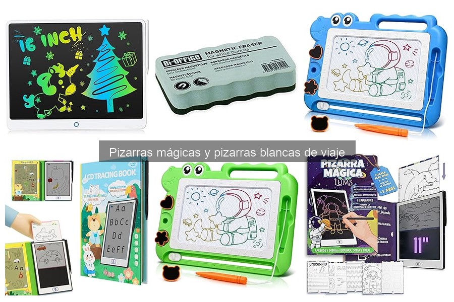 Comparativa: Pizarras Mágicas vs Pizarras Blancas para Viajar