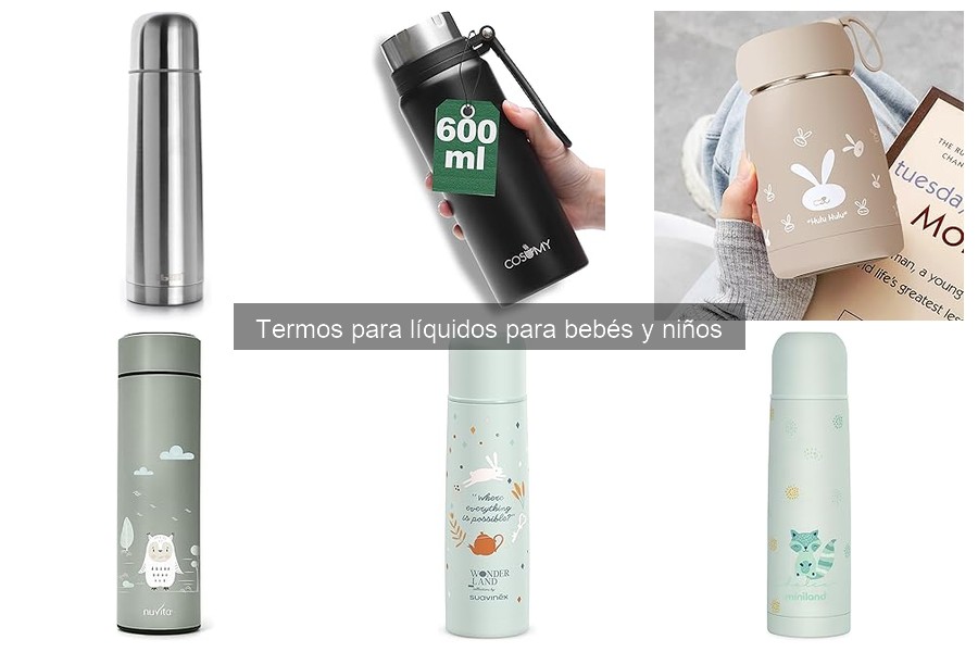 Comparativa: Termos de acero inoxidable vs. plástico para bebés