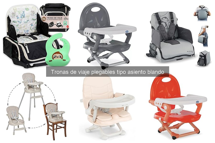 Comparativa: Tronas de viaje plegables suaves vs. rígidas