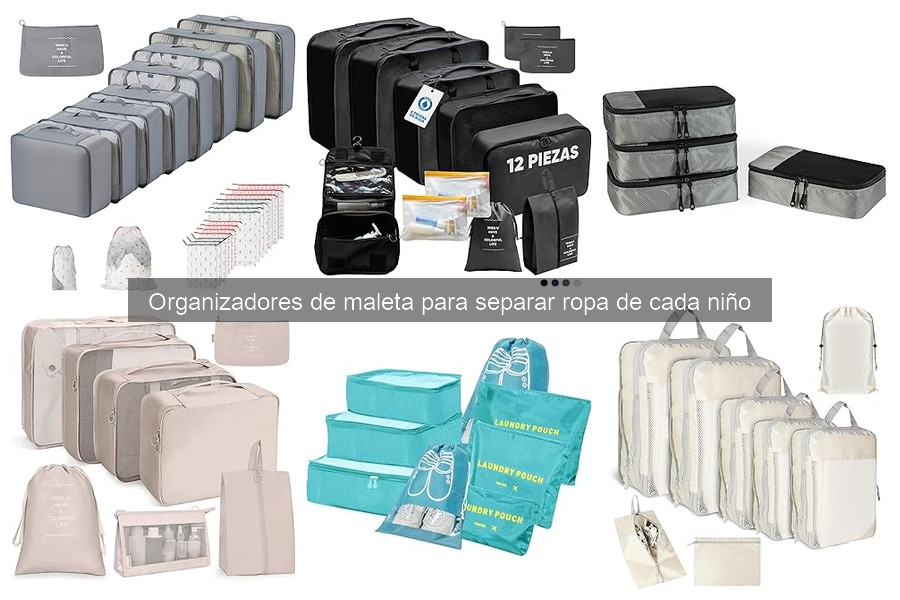 Compra organizadores de maleta para niños: mejores opciones