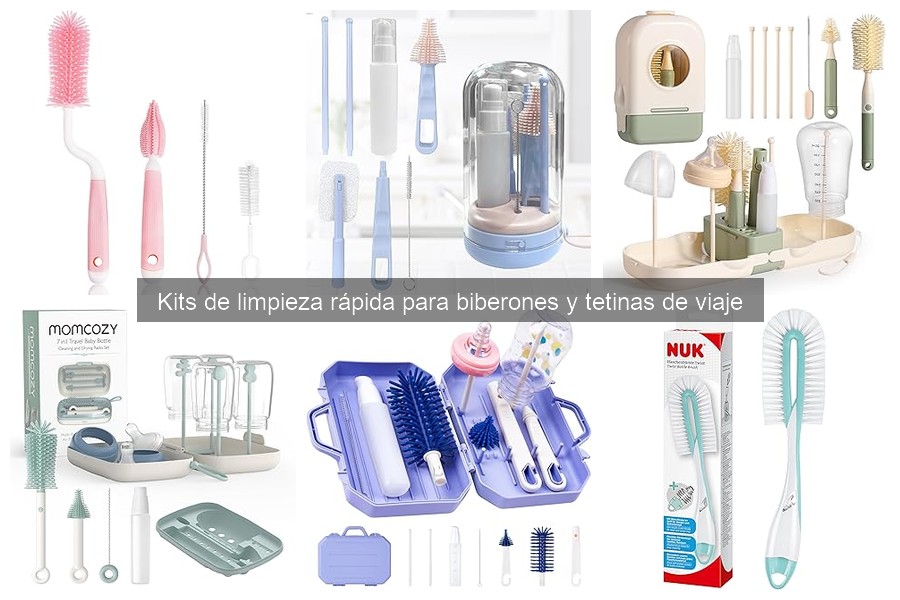 Conoce los kits de limpieza rápida para biberones y tetinas