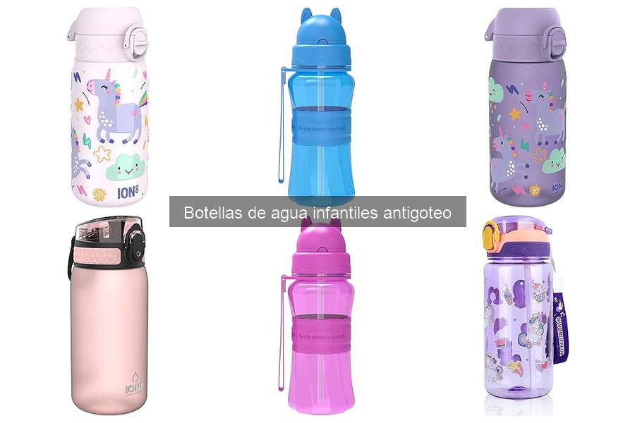 Consejos para lavar y mantener botellas antigoteo infantiles