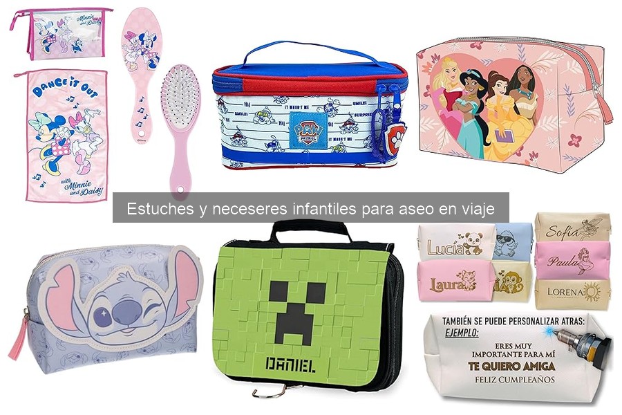 Consejos para mantener limpio un neceser infantil en viajes