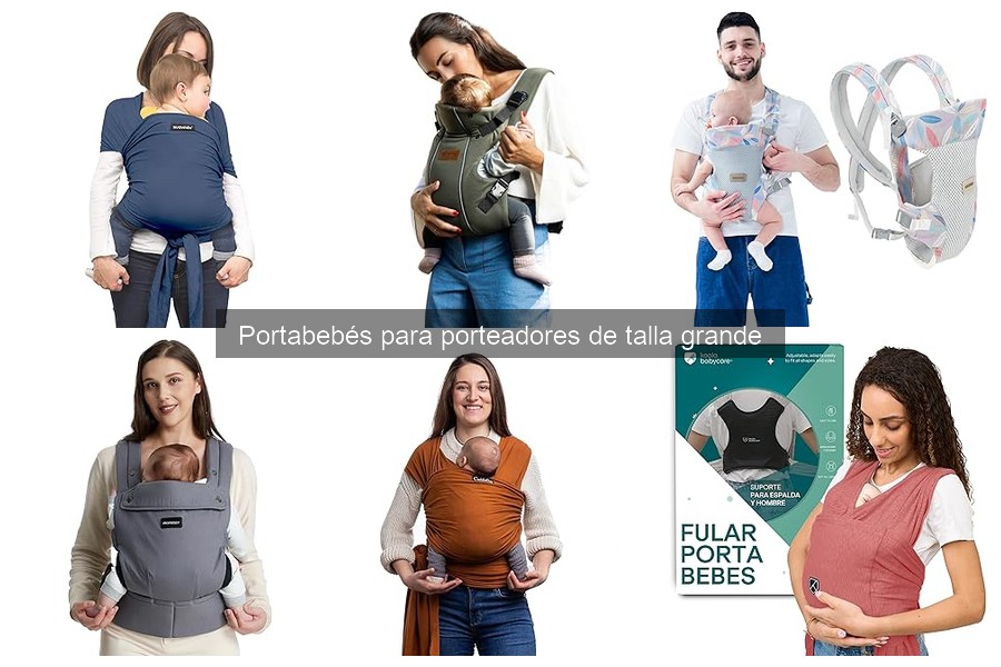 Consejos para mantener portabebés de talla grande
