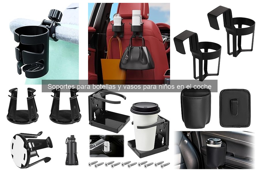 Consejos para usar soportes de botellas y vasos en el coche