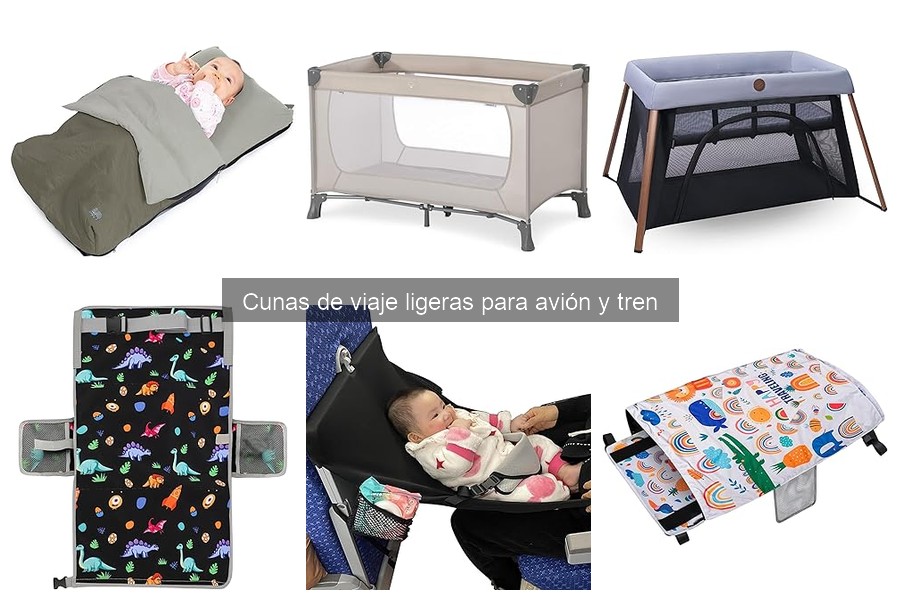 ¿Cuánto cuesta una cuna de viaje ligera para avión y tren?