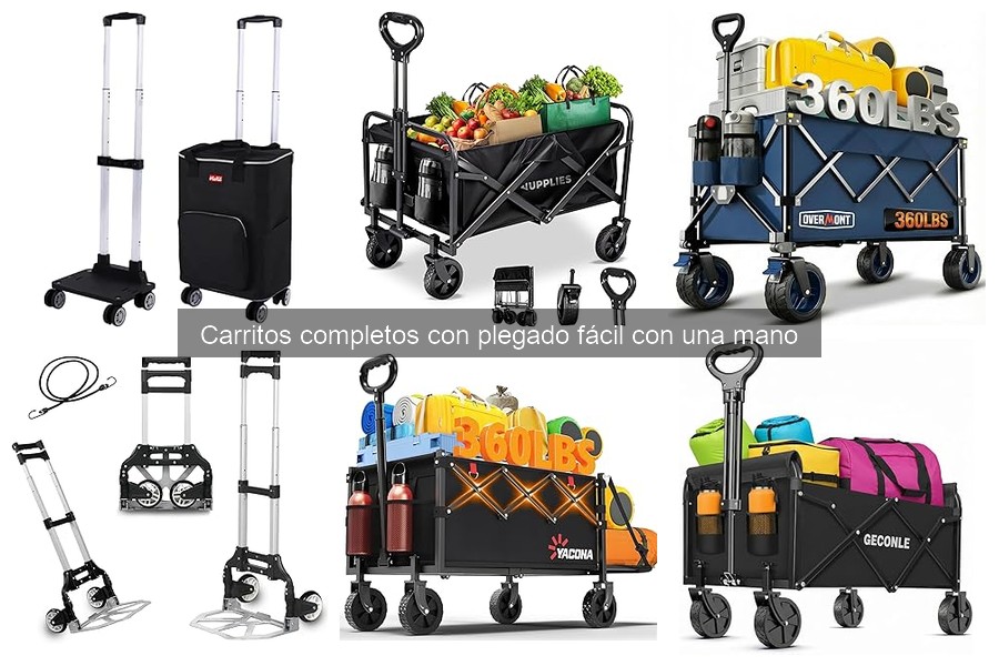 Cuidados y Mantenimiento de Carritos Plegables con Una Mano