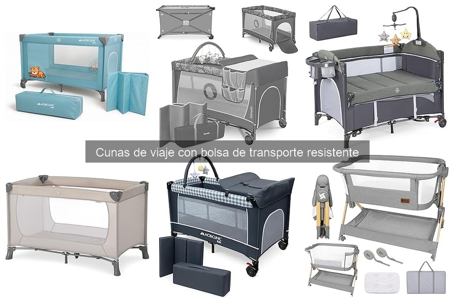 Cunas de viaje con bolsa de transporte: ¿Son cómodas para el bebé?